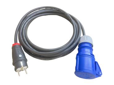 CEE Kupplung Schuko Adapter Stromkabel Caravan H07RN-F 3Gx2,5mm² PCE Stecker Kupplung Längenwahl