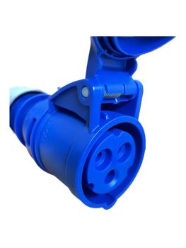 Preview: CEE Kupplung Schuko Adapter Stromkabel Caravan H07RN-F 3Gx2,5mm² PCE Stecker Kupplung Längenwahl