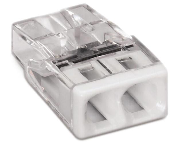 Wago COMPACT 2273-202 Verbindungsklemme 2x0,5-2,5mm² weiß (100 Stück)