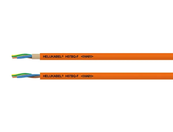 Helukabel H07BQ-F Orange 3x1,5mm² / 3x2,5mm² / 5x1,5mm² / 5x2,5mm² Gummikabel Baustellenkabel Meterware