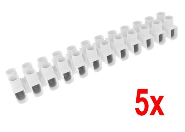 VDE Lüsterklemmen Listerklemmen Verbindungsklemmen 1,5mm² bis 6mm² Lampen Klemme 12polig